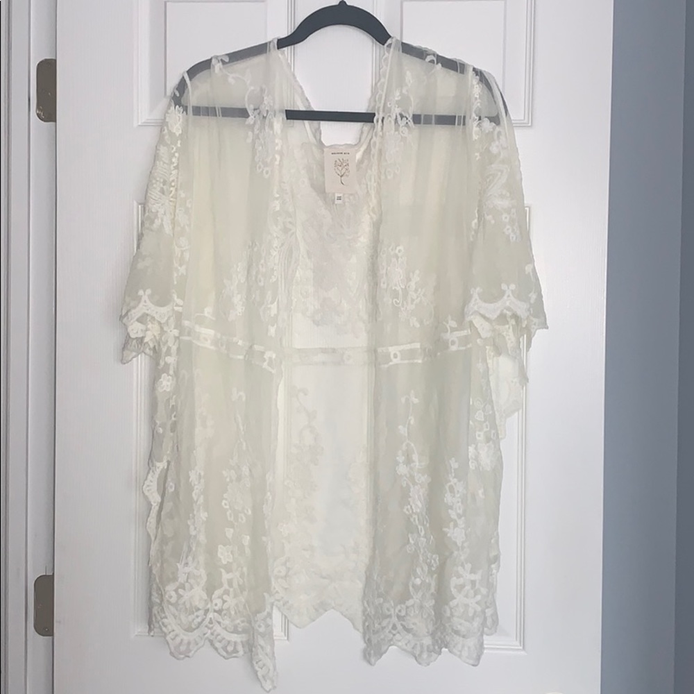 Embroidered Cardigan